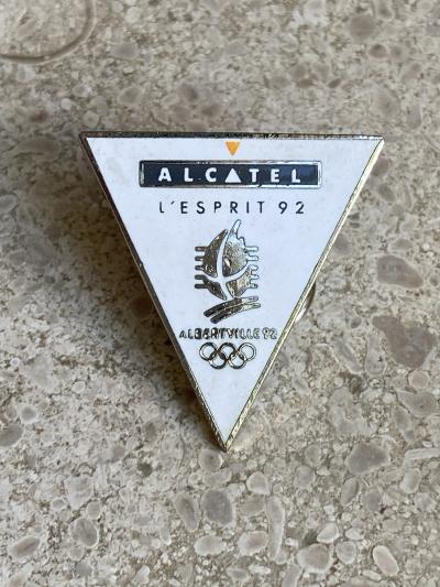 Pin s Albertville 92 Alcatel Jeux Olympiques