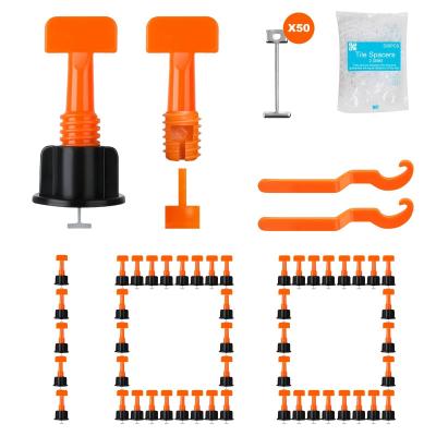 100 de Kit de Syst�me de Nivellement de Carrelage R�utilisable, Niveleur Cale...