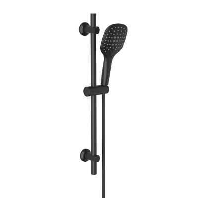 Barre de Douche Noir 70 cm, Colonne de Douche en Acier Inoxydable avec Douche...