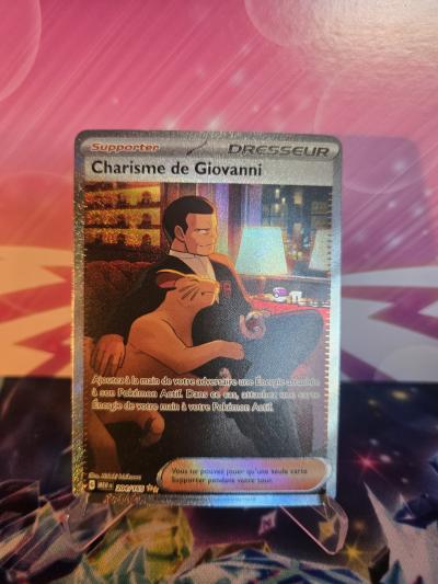 Carte Pokemon Charisme de Giovanni 204-165  EV03.5 Pok�mon 151