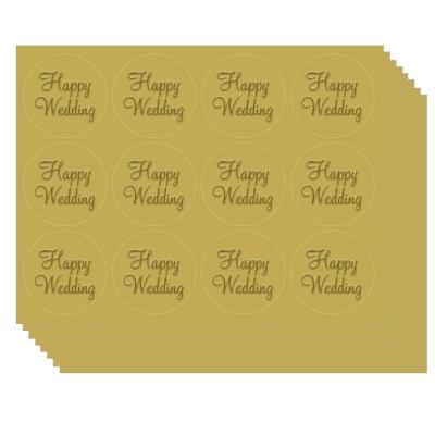 50 Feuilles de 600 Stickers Mariage, Autocollants Mariage Vintage, Sticker Au...