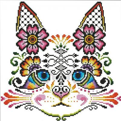 Canevas Broderie Point de Croix Kit Complet Adulte  Facile Kit Broderie Debut...