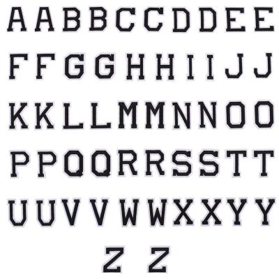 52 Pi�ces Fer Sur Des Patchs de Lettre Patchs d'appliques Alphabet Coudre Sur...