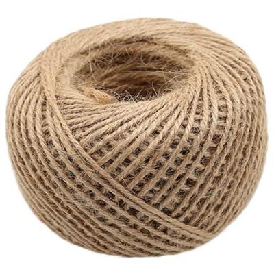 100 m�tres de ficelle de jute naturelle 2 mm 3 plis pour emballage cadeau, br...