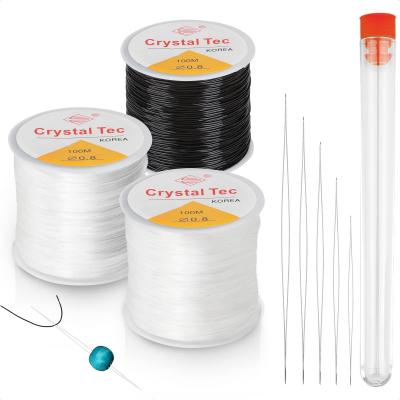 Lot de 2 Rouleaux de 50 m de Ruban �lastique Transparent et 1 Rouleau de 50 m...