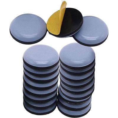 Lot de 20 Embouts pour Pieds de Chaise, Patins Ronds Autocollants pour Protec...