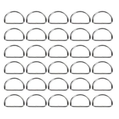 30Pcs Anneaux en D Boucle en M�tal 32mm,Nickel� boucles de fermeture en D en ...