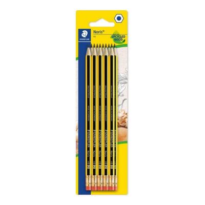 1212 BK5D Noris School Lot de 5 crayons graphite HB Gris