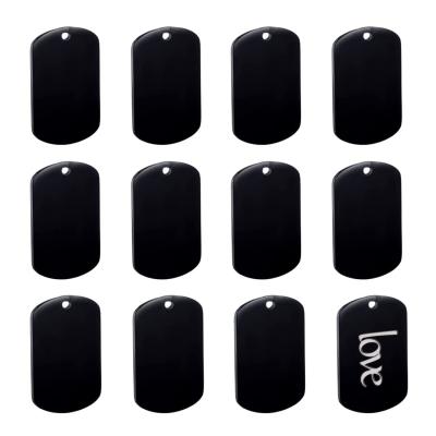 30 pi�ces 5x2.9 cm �bauches D'Estampage en Aluminium �tiquettes de Chien Form...