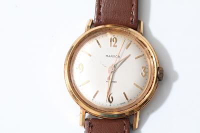 MONTRE	Mardor 1960 ronde Antichoc m�tal m�canique 3.5CM