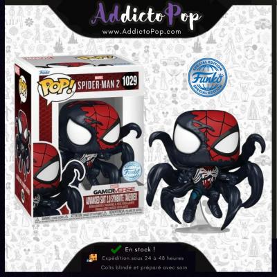 Funko Pop! Marvel Spider Man 2 [1029]   Advanced Suit 2.0 Symbiote Takeover (Spe
