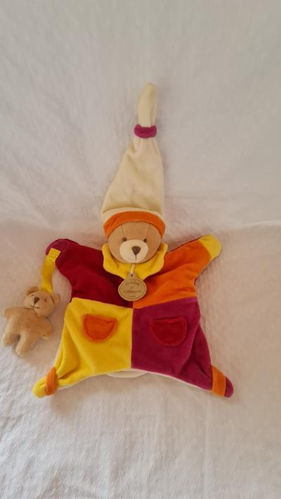DOUDOU ET COMPAGNIE MARIONNETTE OURS MARCUS ET SON BEBE TTB� ANCIEN MOD�LE