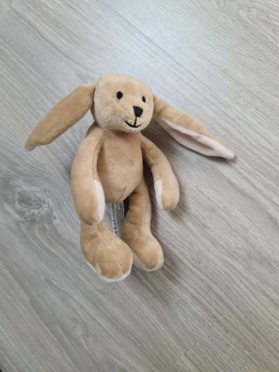 Petit lapin marron souple hema cadeau naissance bebe collection