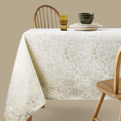 Nappe No�l Fil Dor�, Sp�ciale pour la D�coration de No�l et D�ners en Famille...