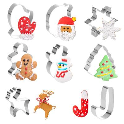 EmportePi�ces Noel en Acier Inoxydable pour D�coration de G�teau Biscuit P�ti...