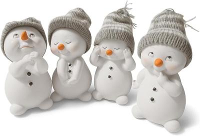 D�coration de No�l Figurines de d�coration Bonhomme de Neige dans Les 4 Dimen...