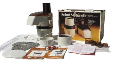 Moulinette Kombi set Robot Moulinex VINTAGE Hachoir � viande  Coupe l�gumes TBE