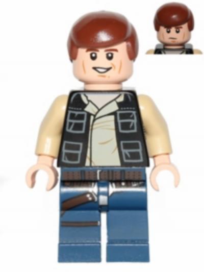 LEGO �   Star Wars     Set 75052   Han Solo Black Vest with Pockets (sw0539)