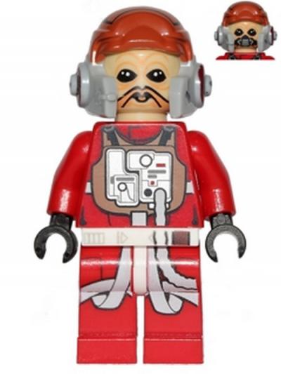 LEGO �   Star Wars     Set 75050   Ten Numb Red Pilot Suit B Wing (sw0556)