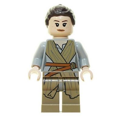 LEGO �   Star Wars     Set 75099   Figurine Rey Dark Tan Tied Robe (sw0677)