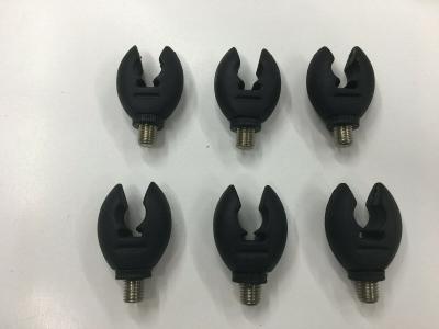 Lot de 6 supports flexibles en caoutchouc pour canne � p�che � la carpe et � ...