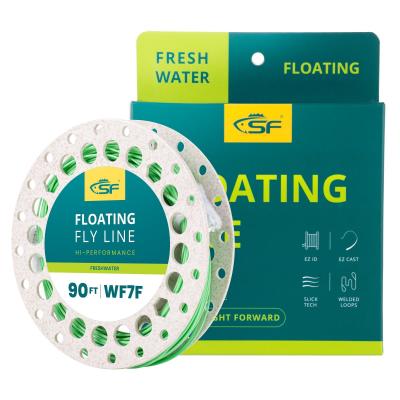 Ligne de p�che � la Mouche Flottante avec Boucle soud�e, Poids vers l'avant, ...