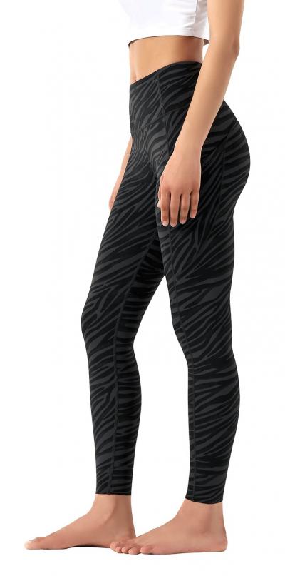 Legging de sport taille haute pour femme avec poches lat�rales, pantalon de y...