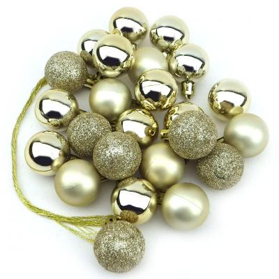 Boules de No�l champagne