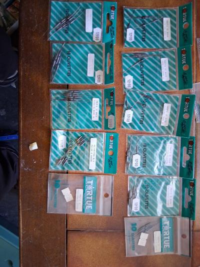 Lot de pochettes d'hame o s sans ardillons pour la pec e au coup.