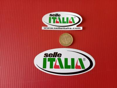 SELLE ITALIA : Lot de 2 Autocollants-Stickers �quipement v�lo