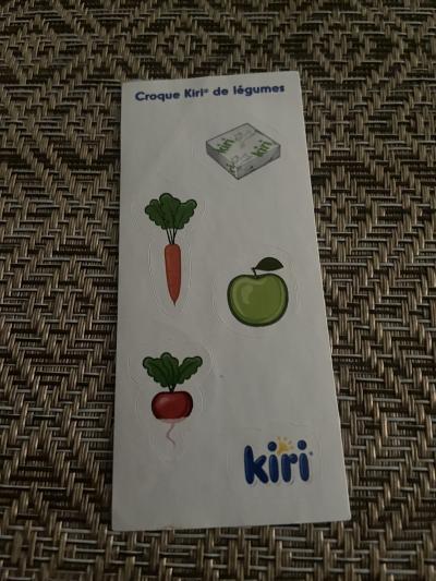 IMAGE VIGNETTE STICKER AUTOCOLLANT PUB CROQUE KIRI L�GUMES