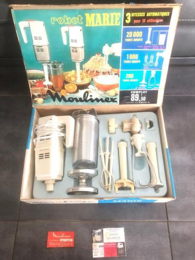 Robot Marie Moulinex vintage en bo�te test� et fonctionnel