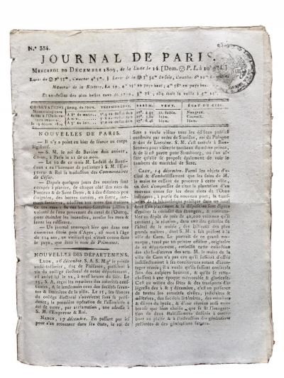 Jos� de Palafox en prison 1809 S�ville Guerre d Espagne Caen Chocolat Walcheren
