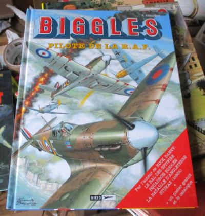 BIGGLES 17 PILOTE DE LA R.A.F JOHNS BERGESE bd EO MIKLO 2001   POSTER TTBE