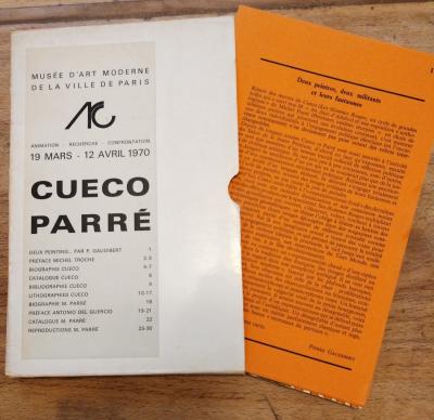 CUECO PARRE Catalogue Mus�e d'Art Moderne de la Ville de Paris 1970