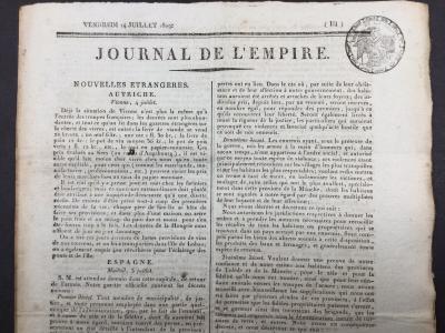 Bataille de Wagram 1809 Napol�on Guerre d Espagne Madrid Tol�de Dupotet Gironde