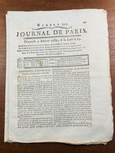 Besenval Gardes Suisses 1789 Droit de la Chasse Constituci�n Necker