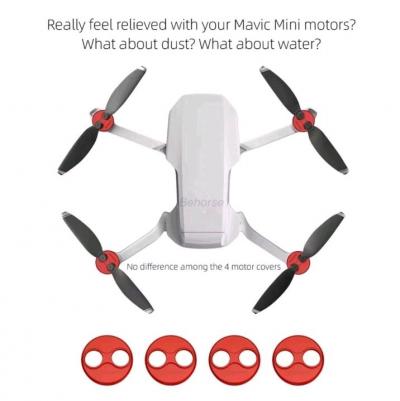Protection Moteurs Dji mini 3 - Pro En Aluminium Rouge