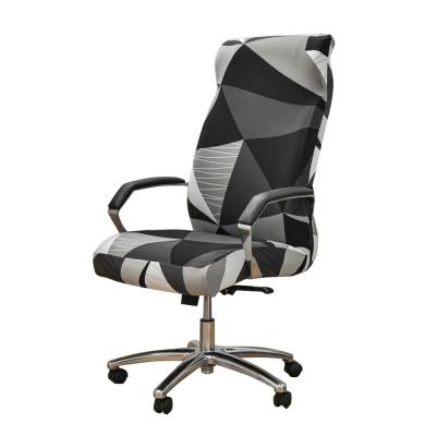 Housse de Chaise de Bureau Couverture de Chaise d'ordinateur Rotatif Extensib...