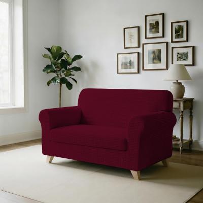 Iris  Housse de canap� �lastique, 96% Polyester   4% �lastom�tre, Bordeaux, 2...