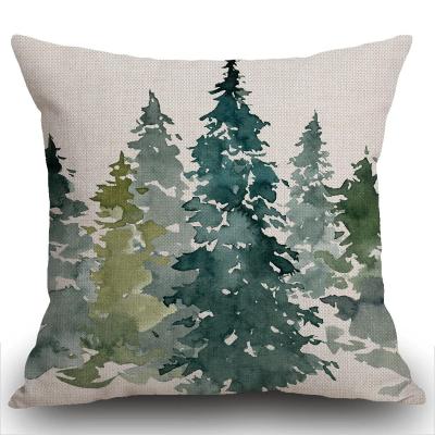 Housse de coussin 45 x 45 cm en coton et lin pour canap�, ext�rieur, jardin, ...