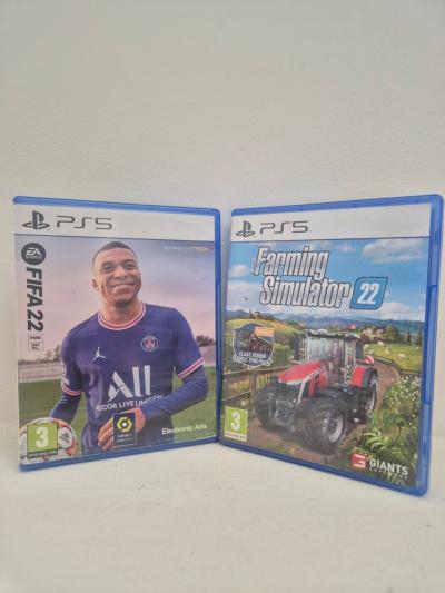 Lot 2 Jeux PS5 FIFA 22   Farming Simulator 22 Bon �tat Complet