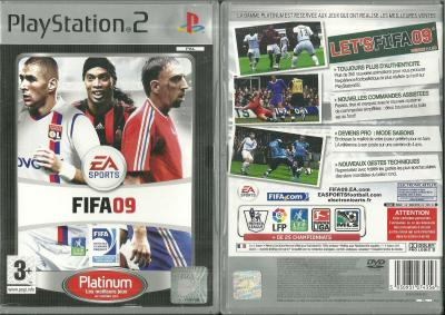 JEU PLAYSTATION 2 PS2   FIFA 09 2009 FOOT FOOTBALL MATCH - EN FRANCAIS