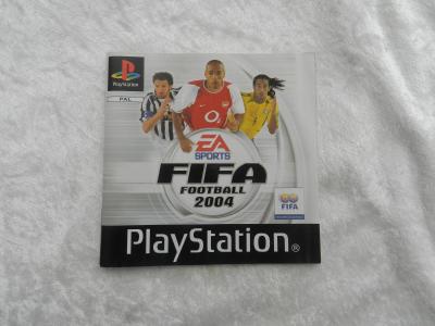 Notice Jeu Playstation 1 PS1 FIFA 2004 - Fran�ais