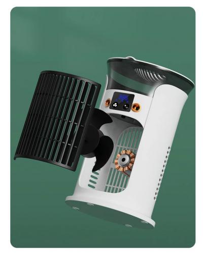 Ventilateur d'air froid portable de bureau, mini climatiseur USB multifonction,