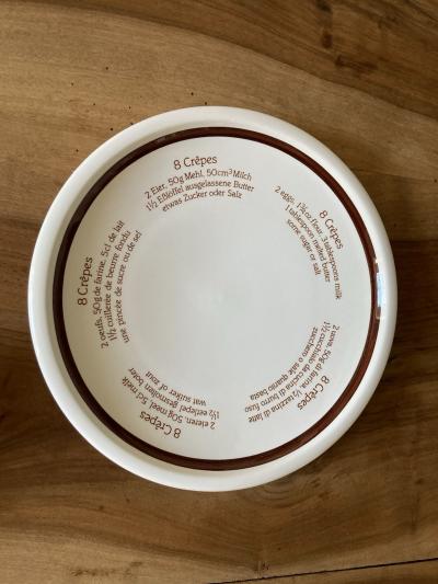 Assiette Plat Pour Cr�pi�re KRUPS SUZETTE Vintage Pi�ces D�tach�es