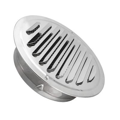 Grille d'a�ration 100mm en Acier Inoxydable Rond Grille de Ventilation de Tuy...