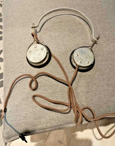 ANCIEN ECOUTEUR TSF CASQUE RADIO VINTAGE WW1 WW2 THOMSON HOUSTON COLLECTION