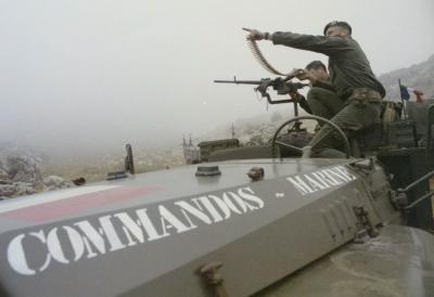 Commandos Marine Liban Monfort Hubert Penfentenyo Veste casque L�gion b�ret Suez