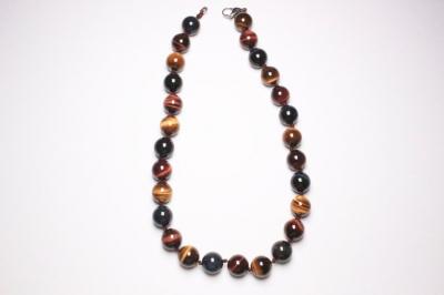 Collier  il de tigre en 8 mm